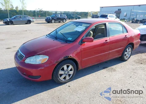 2005 Toyota Corolla Le из США, поврежденный, VIN 2T1BR32E75C473786
